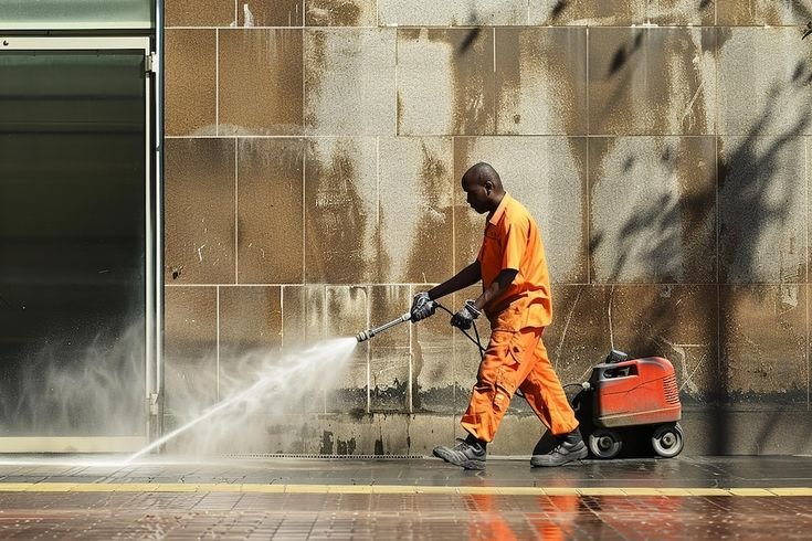 exterior building wash in Gurgaon